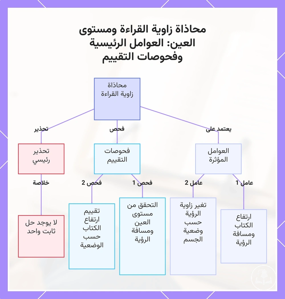 محاذاة زاوية القراءة ومستوى العين: العوامل الرئيسية وفحوصات التقييم