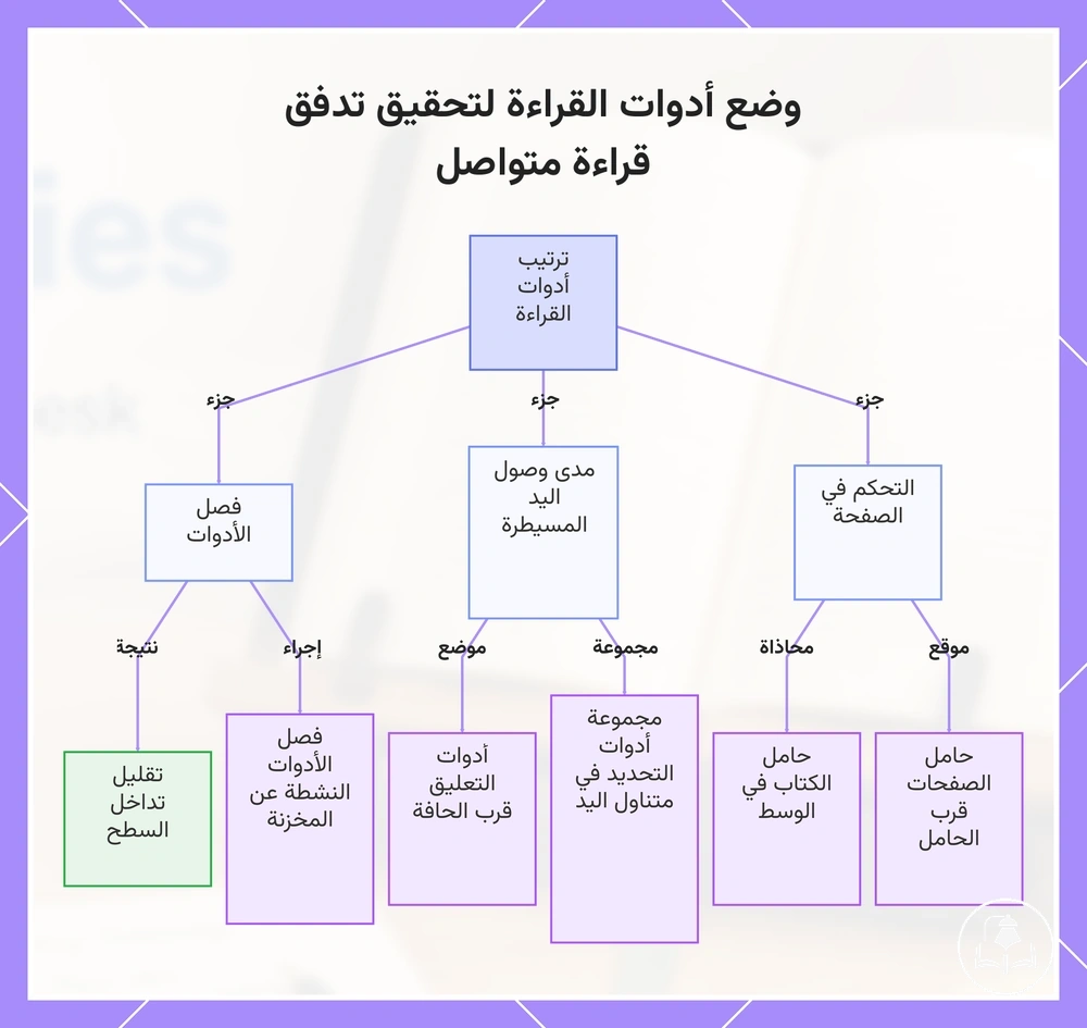 وضع أدوات القراءة لتحقيق تدفق قراءة متواصل