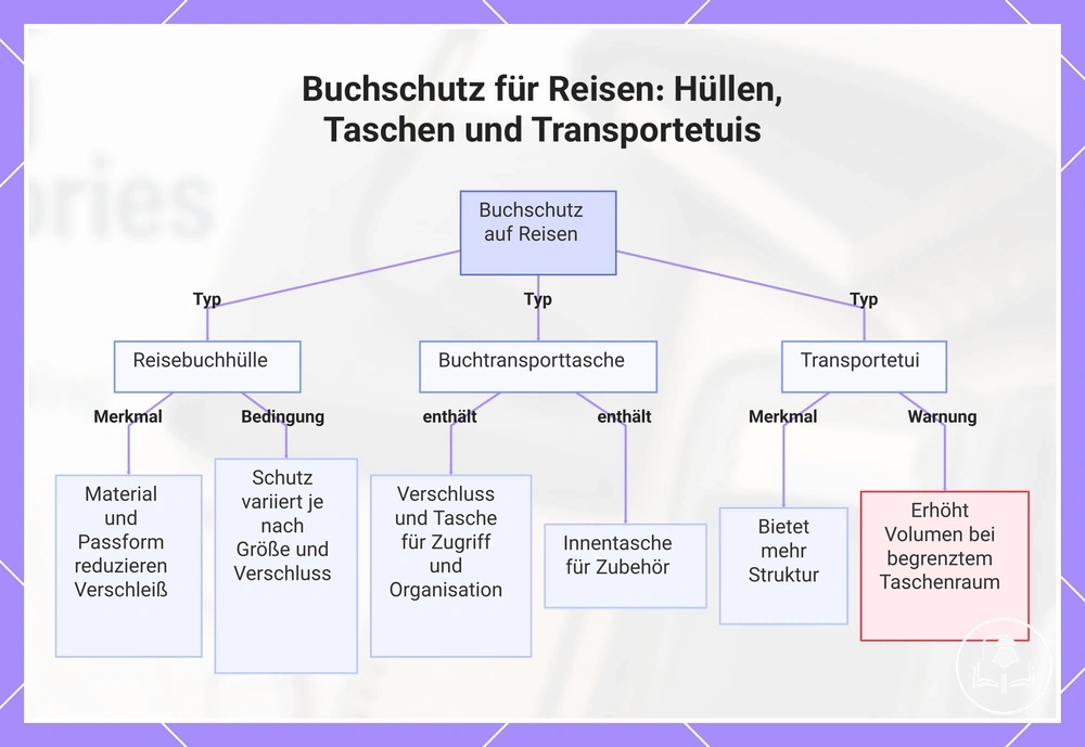 Buchschutz für Reisen: Hüllen, Taschen und Transportetuis