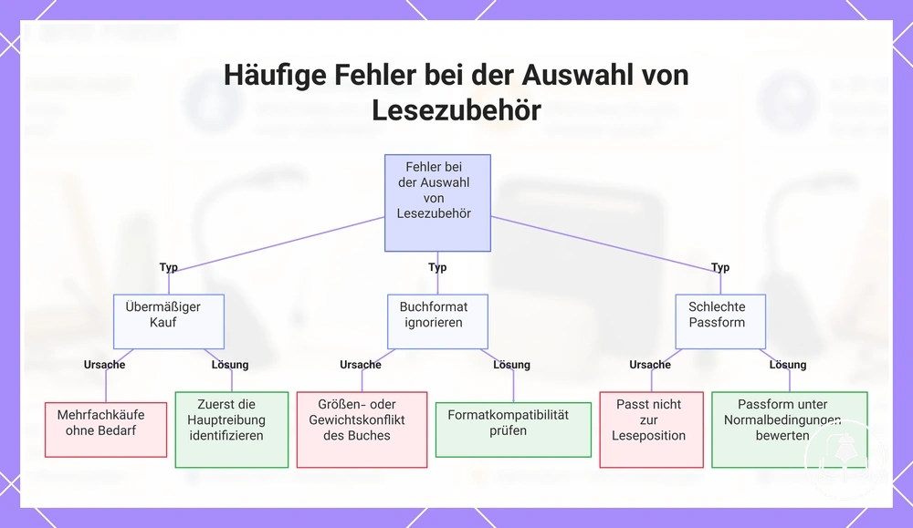 Häufige Fehler bei der Auswahl von Lesezubehör