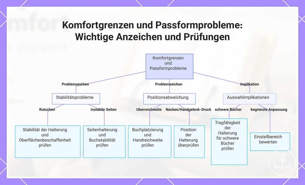 Komfortgrenzen und Passformprobleme: Wichtige Anzeichen und Prüfungen