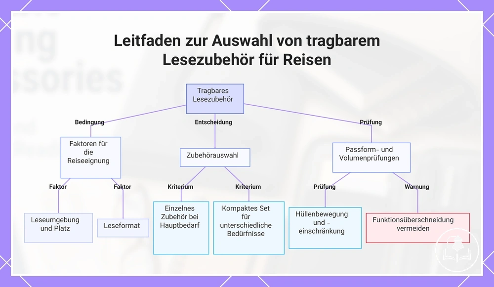 Leitfaden zur Auswahl von tragbarem Lesezubehör für Reisen
