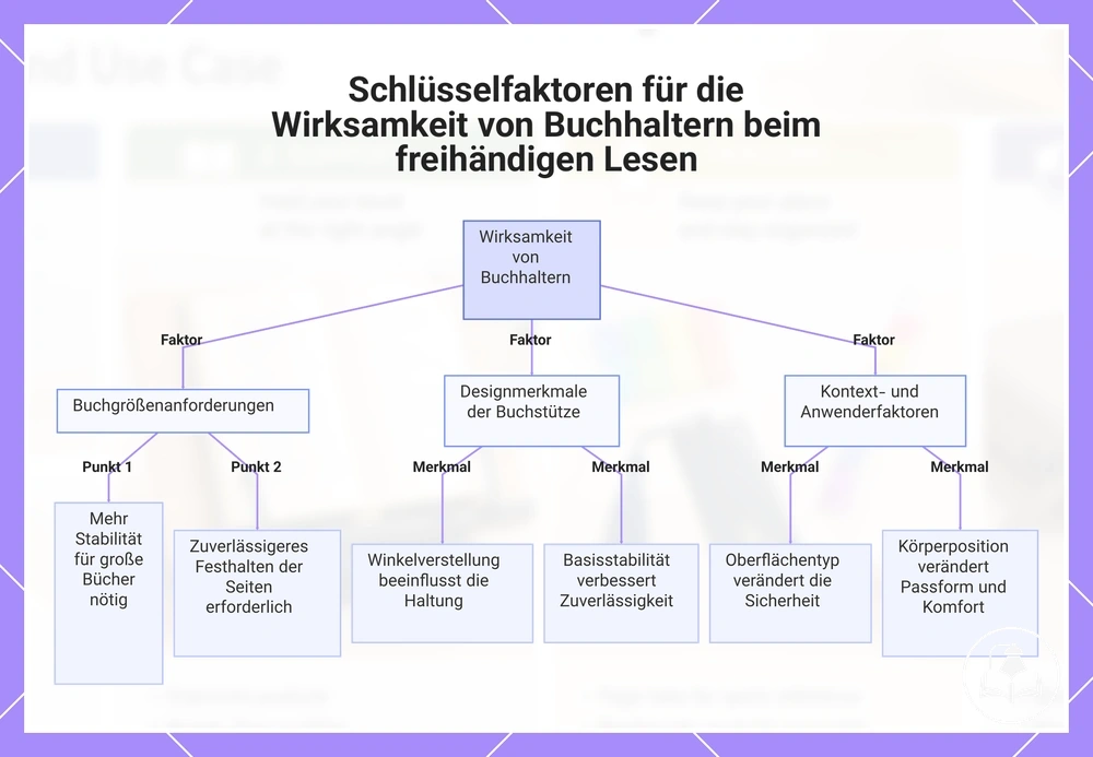 Schlüsselfaktoren für die Wirksamkeit von Buchhaltern beim freihändigen Lesen