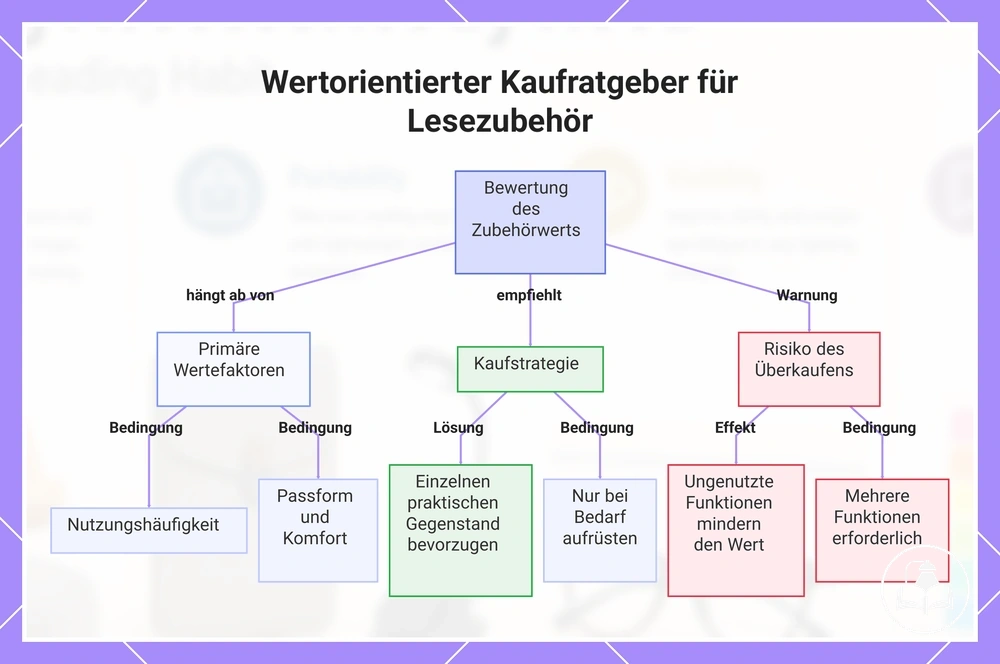 Wertorientierter Kaufratgeber für Lesezubehör