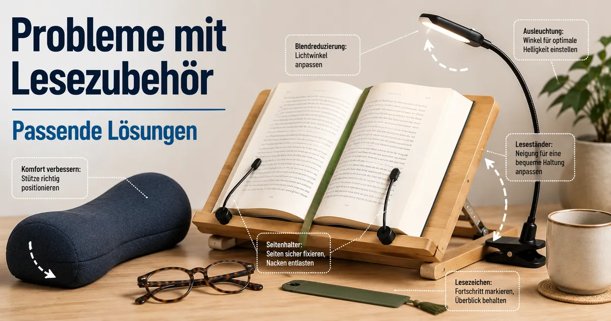 Lesezubehör wird angepasst, um häufige Probleme mit Passform, Komfort und Einrichtung zu lösen