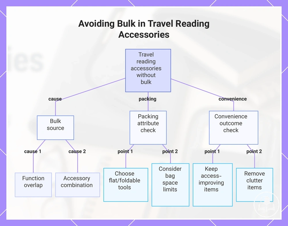 Avoiding Bulk in Travel Reading Accessories