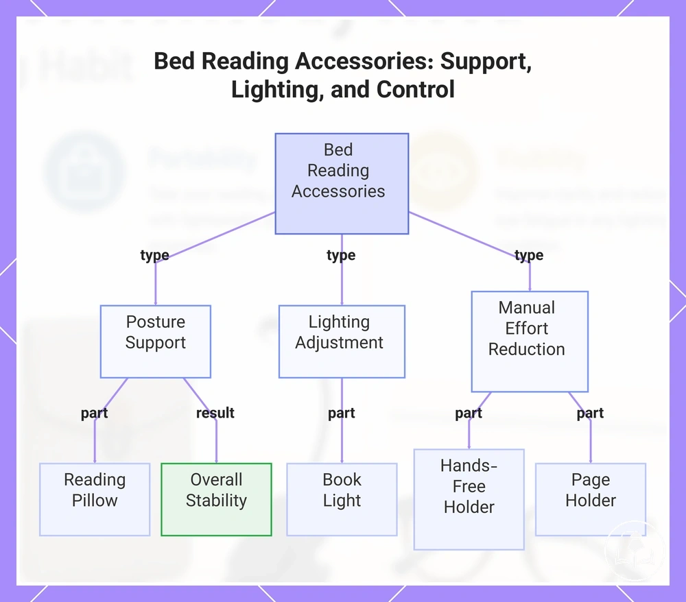 Bed Reading Accessories: Support, Lighting, and Control