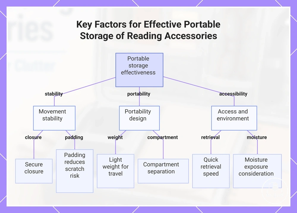 Key Factors for Effective Portable Storage of Reading Accessories