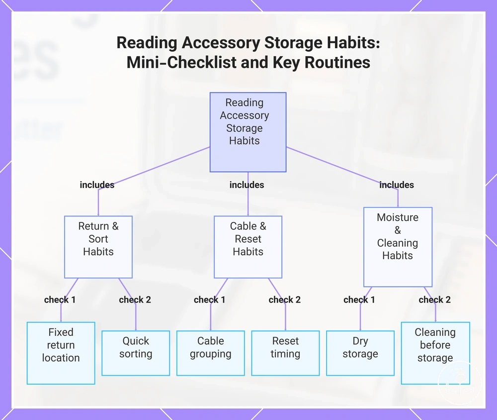 Reading Accessory Storage Habits: Mini-Checklist and Key Routines