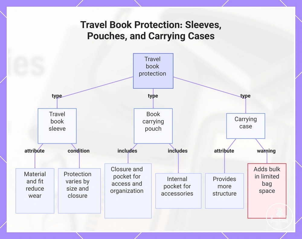 Travel Book Protection: Sleeves, Pouches, and Carrying Cases