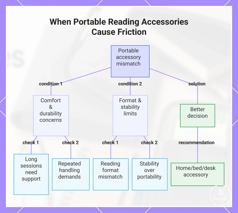 When Portable Reading Accessories Cause Friction