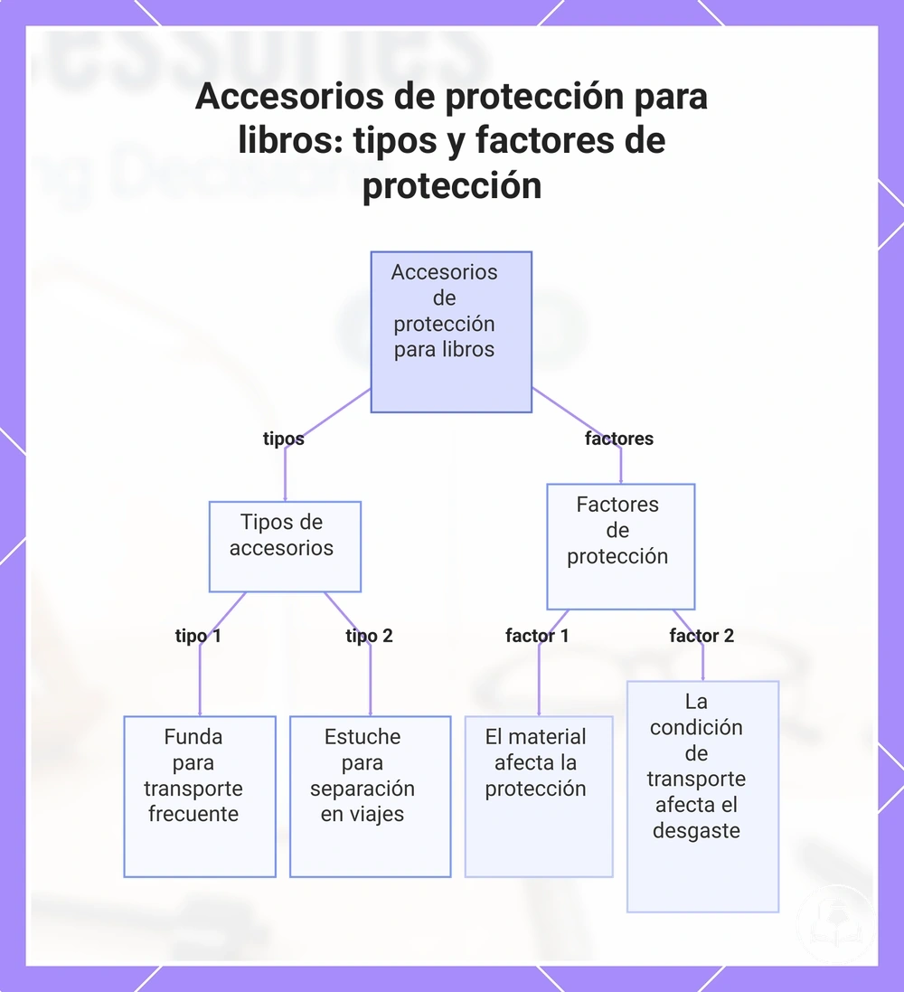 Accesorios de protección para libros: tipos y factores de protección