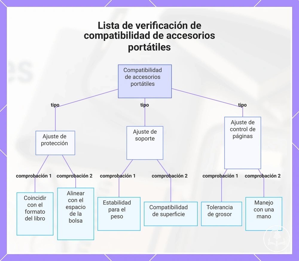 Lista de verificación de compatibilidad de accesorios portátiles