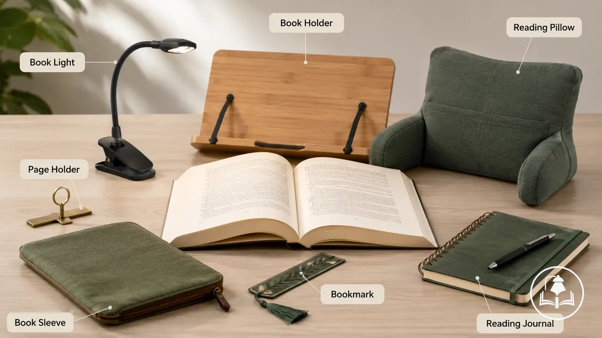 Accessoires de lecture inclus
