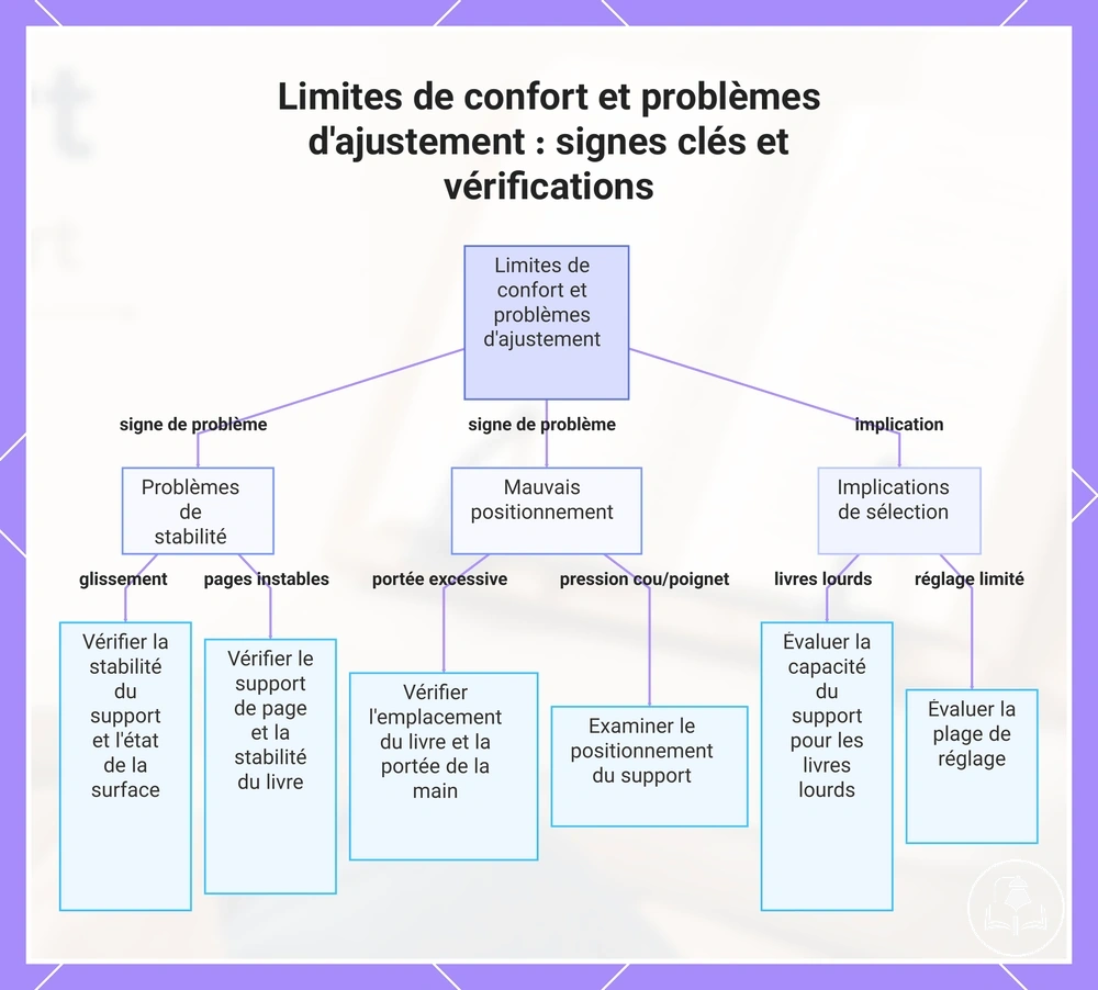 Limites de confort et problèmes d'ajustement : signes clés et vérifications