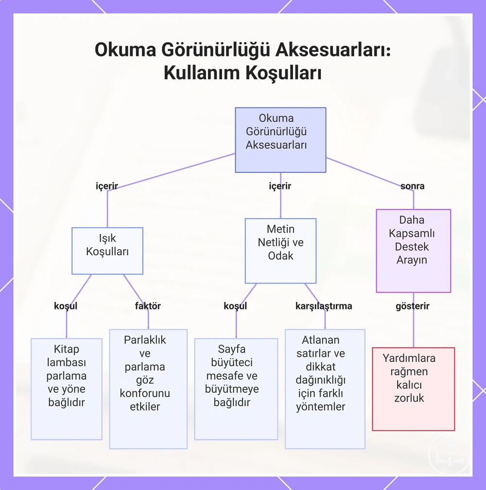 Okuma Görünürlüğü Aksesuarları: Kullanım Koşulları