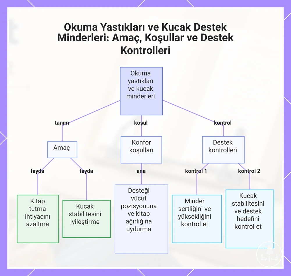 Okuma Yastıkları ve Kucak Destek Minderleri: Amaç, Koşullar ve Destek Kontrolleri