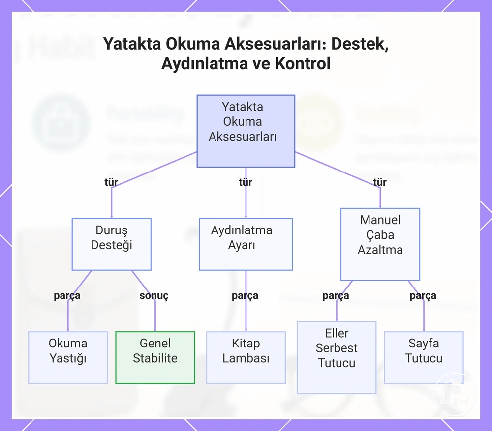 Yatakta Okuma Aksesuarları: Destek, Aydınlatma ve Kontrol